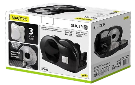 MAESTRO KRAJALNICA MR-591 400W czarna