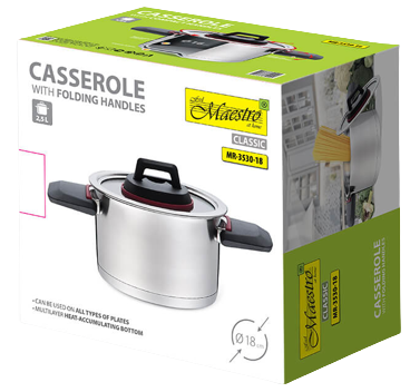 MAESTRO GARNEK MR-3530-18 2,3L składane uchwyty