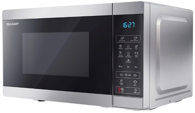 SHARP KUCHENKA MIKROFALOWA YC-MS02E-S srebrna