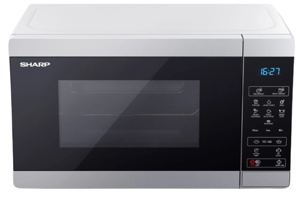 SHARP KUCHENKA MIKROFALOWA YC-MS02E-S srebrna