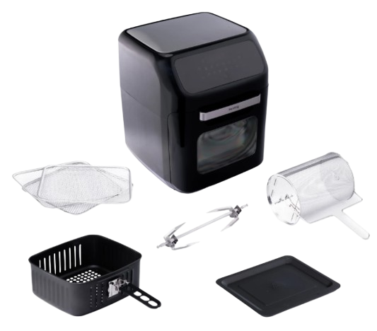 HUSLOG FRYTOWNICA HUS-1023 1800W 12L rożen, okno, beztłuszczowa