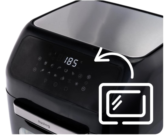 HUSLOG FRYTOWNICA HUS-1023 1800W 12L rożen, okno, beztłuszczowa