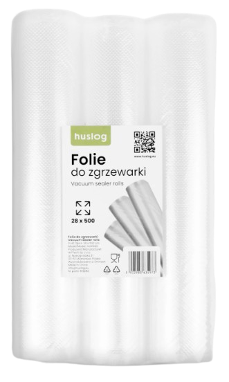 HUSLOG FOLIA DO ZGRZEWARKI HUS-1020 28X500 3 szt.