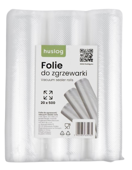 HUSLOG FOLIA DO ZGRZEWARKI HUS-1018 20X500 3 szt.