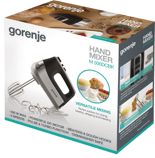 GORENJE MIKSER RĘCZNY M-500DCBK 500W