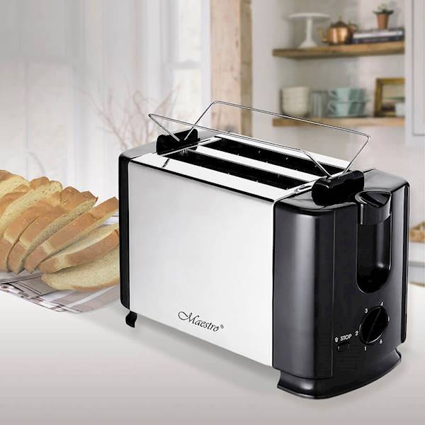 MAESTRO TOSTER MR-701 700W INOX, czarny