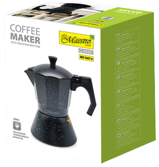 MAESTRO KAWIARKA MR-1667-6 300ml granit, indukcja