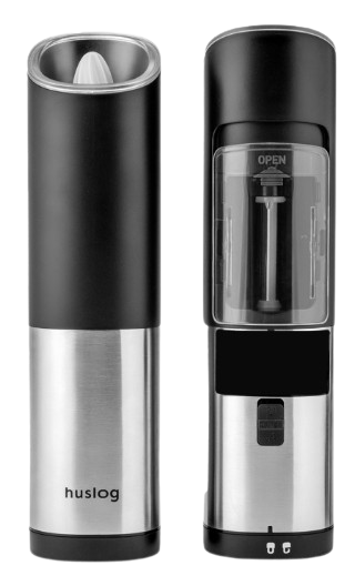 HUSLOG ZESTAW 2 MŁYNKÓW SÓL-PIEPRZ HUS-1037 srebrn