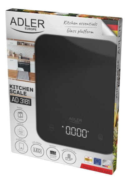 ADLER WAGA KUCHENNA AD-3181 CZARNA