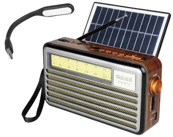 LIWA RADIO RETRO Z SOLAREM I BLUETOOTH LX-521BTS/G