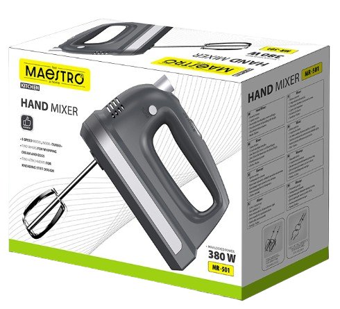 MAESTRO MIKSER RĘCZNY MR-501 500W grafit