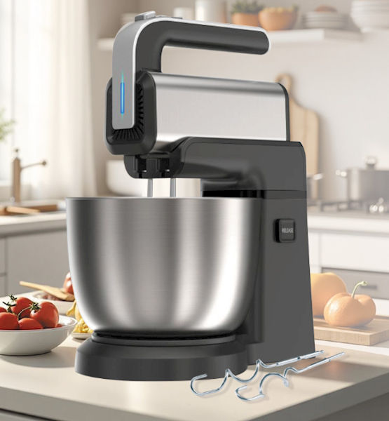 MAESTRO MIKSER Z MISĄ MR-551 600W czarny misa INOX