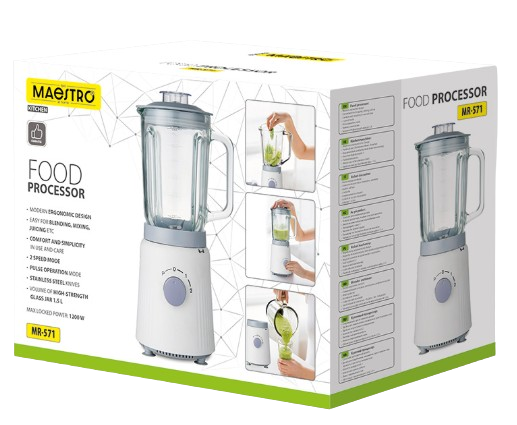 MAESTRO BLENDER KIELICHOWY MR-571 600W szklany 1,5