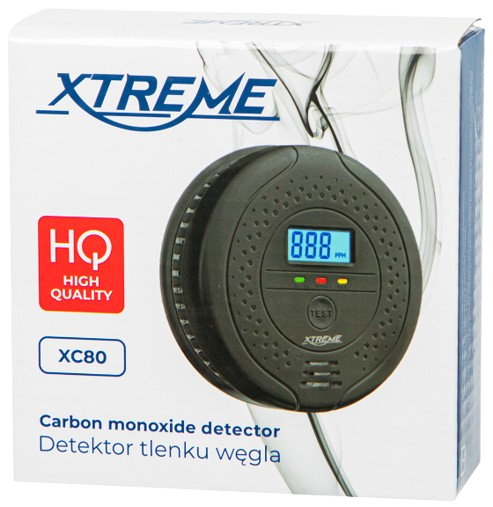 XTREME DETEKTOR CZUJNIK CZADU XC-80 LCD