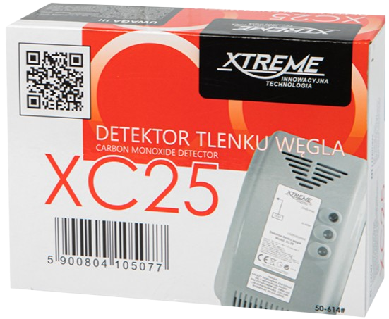 XTREME DETEKTOR CZUJNIK CZADU XC-25 230V 50-614