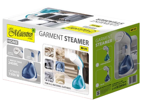 MAESTRO PAROWNICA DO UBRAŃ MR-355 1500W niebieska