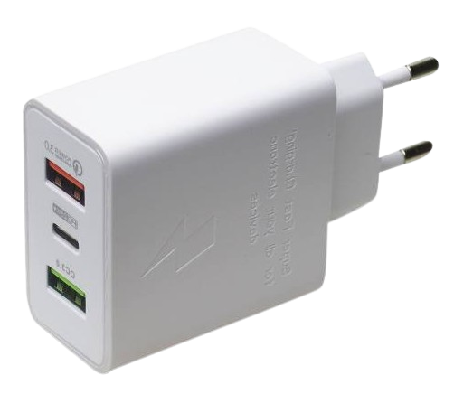 LTC ŁADOWARKA SIECIOWA LX-10236 50W 2xUSB 1xUSB-C