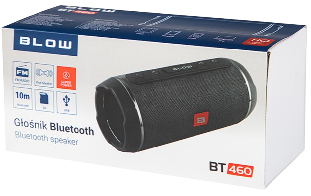 BLOW GŁOŚNIK BLUETOOTH BT-460 czarny 30-327
