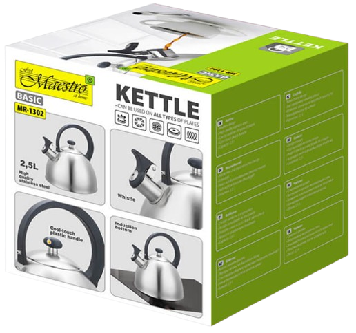 MAESTRO CZAJNIK MR-1302 2,5L INOX