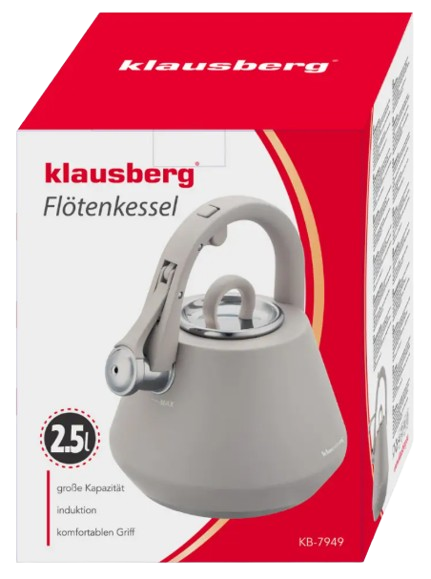 KLAUSBERG CZAJNIK KB-7949 2,5L szary