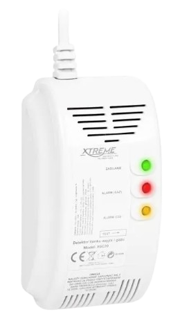 DETEKTOR CZUJNIK CZADU I GAZU XGC-20 230V 50-632