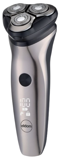 ELDOM GOLARKA G-54 3-głowicowa trymer LED aku-sieć