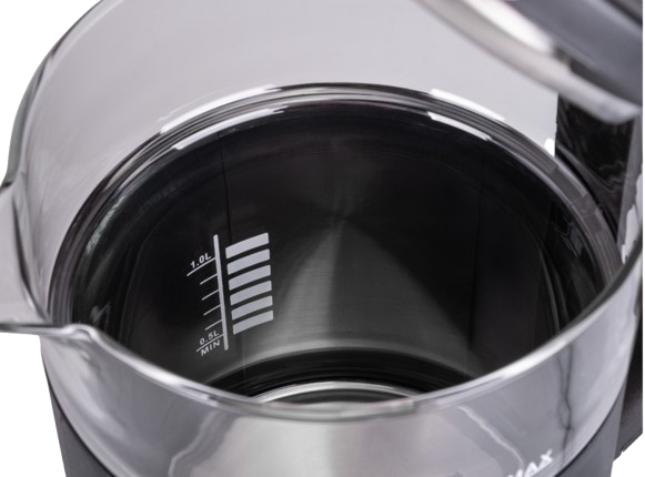 ELDOM CZAJNIK C-560 1,7L 2200W szklany reg.temp.