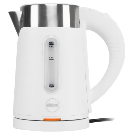 ELDOM CZAJNIK C-185B 0,8L 1000W INOX biały
