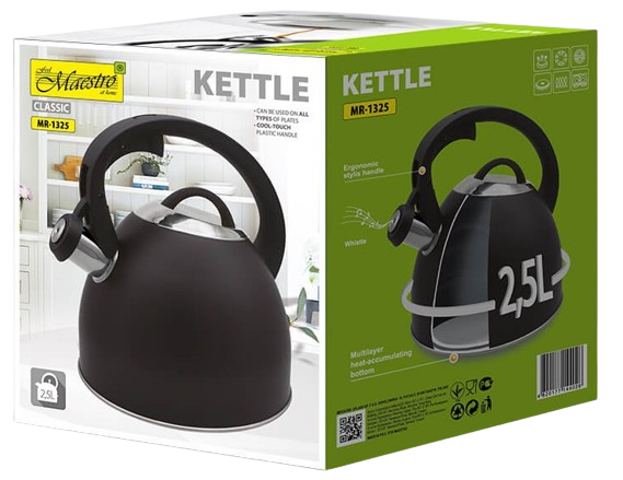 MAESTRO CZAJNIK MR-1325 2,5L czarny