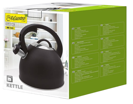 MAESTRO CZAJNIK MR-1325 2,5L czarny