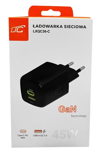 LTC ŁADOWARKA SIECIOWA 45W UCB/USB-C LXQC-36C