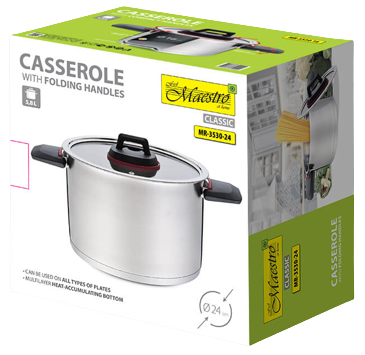 MAESTRO GARNEK MR-3530-24 5,5L składane uchwyty