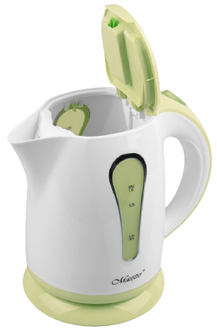 MAESTRO CZAJNIK MR-028 1L 1000W biało-zielony