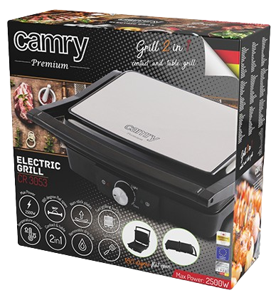 CAMRY GRILL ELEKTRYCZNY CR-3053 2500W, kontaktowy