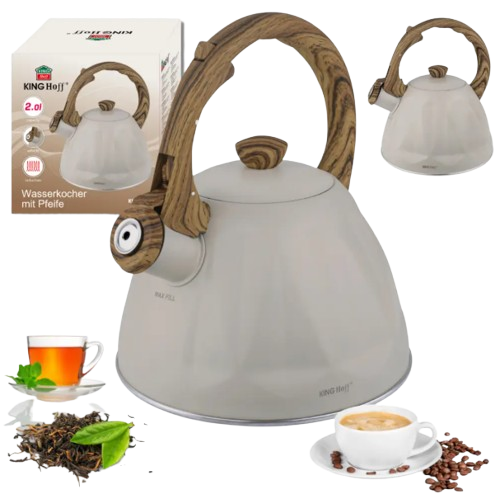 KINGHOFF CZAJNIK KH-1998 2,0L beżowy
