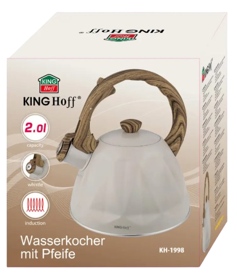 KINGHOFF CZAJNIK KH-1998 2,0L beżowy
