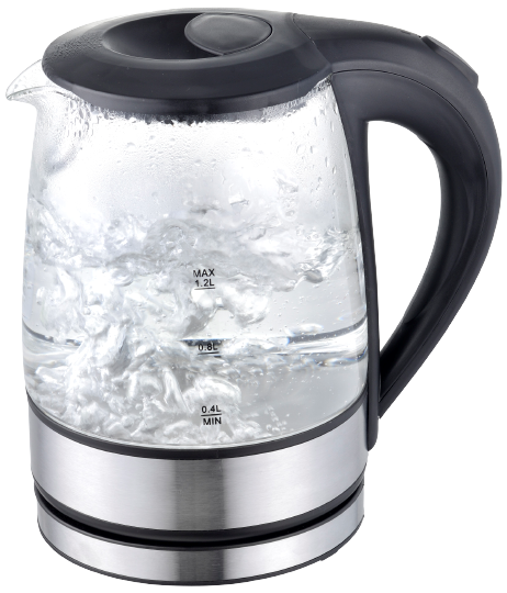 MAESTRO CZAJNIK MR-062 1,2L 1630W szklany, czarny