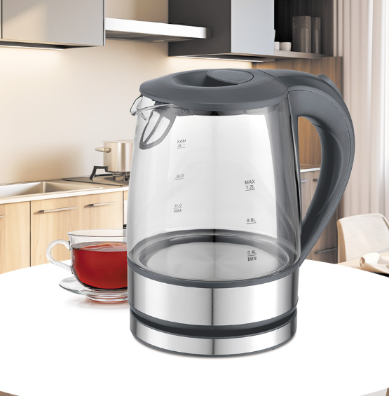 MAESTRO CZAJNIK MR-062 1,2L 1630W szklany, szary