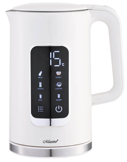 MAESTRO CZAJNIK MR-024 1,7L 2200W biały INOX dotyk