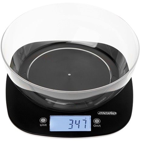 MESKO WAGA KUCHENNA MS-3179B miska, czarna