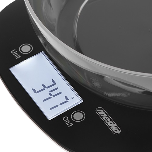 MESKO WAGA KUCHENNA MS-3179B miska, czarna