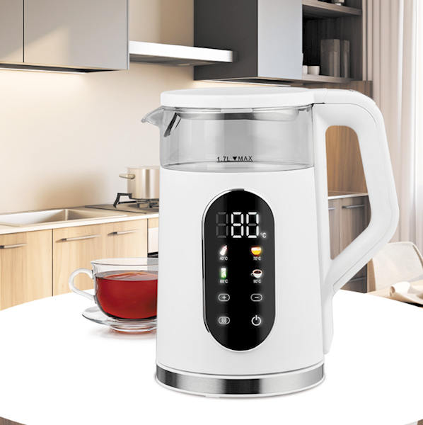 MAESTRO CZAJNIK MR-023 1,7L 2200W szklany reg biał