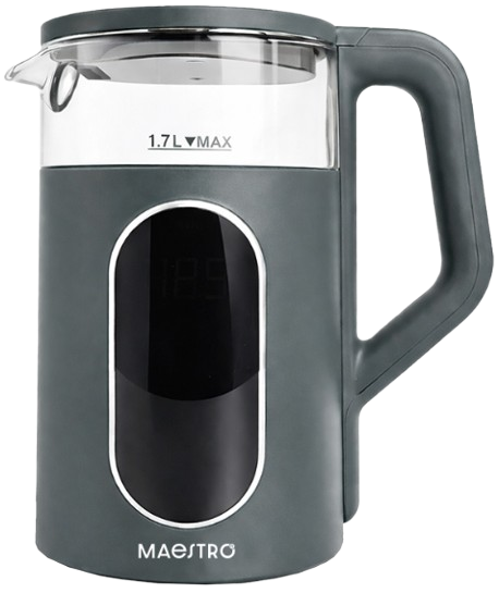 MAESTRO CZAJNIK MR-023 1,7L 2200W szklany reg ziel