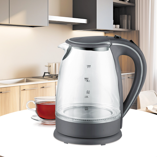 MAESTRO CZAJNIK MR-064 1,7L 2000W szklany, szary