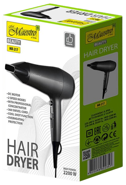 MAESTRO SUSZARKA MR-217 2200W grafit