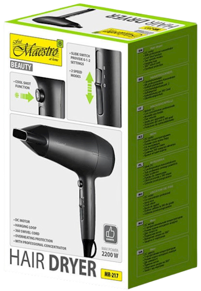 MAESTRO SUSZARKA MR-217 2200W grafit