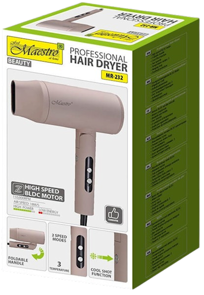 MAESTRO SUSZARKA MR-232 2000W silnik BLDC 110000/m