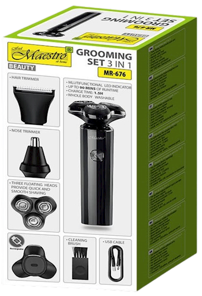 MAESTRO GOLARKA MR-676 zestaw 3w1 USB 800mAh 90min