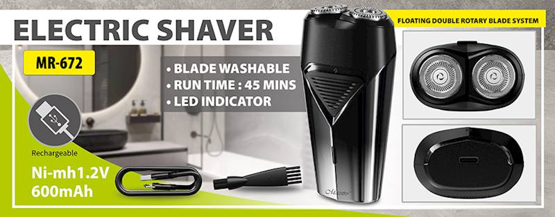 MAESTRO GOLARKA MR-672 600mAh 2 głowice USB 45min