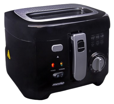 MESKO FRYTOWNICA MS-4908 1800W wyjm. zbior. czarna